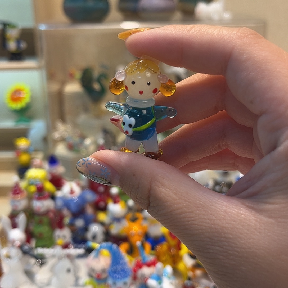 手工艺品琉璃小姑娘