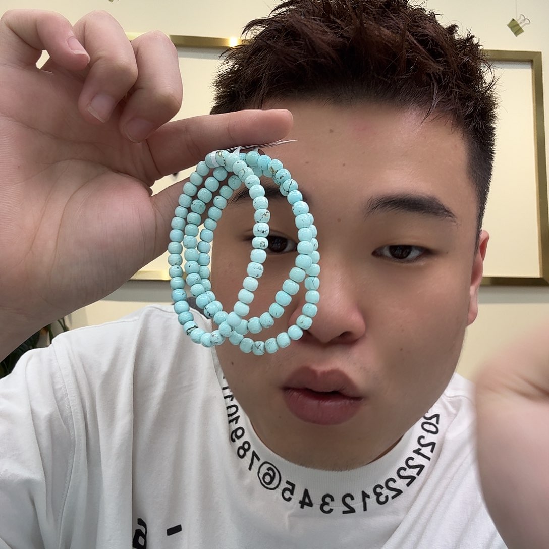 绿松石珠宝奇石未镶嵌680 多样性发货发其一