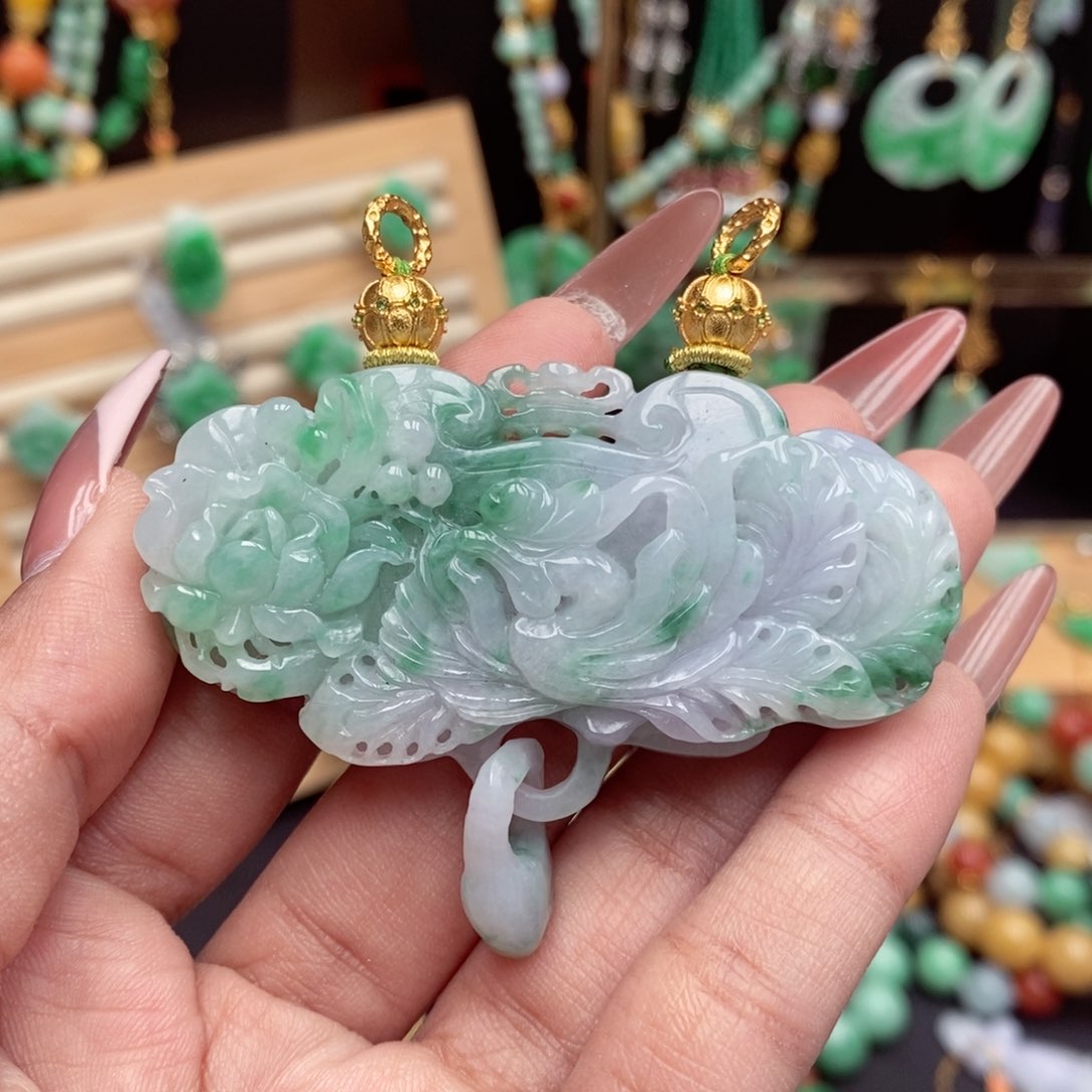 颈饰未镶嵌翡翠翡翠吊坠