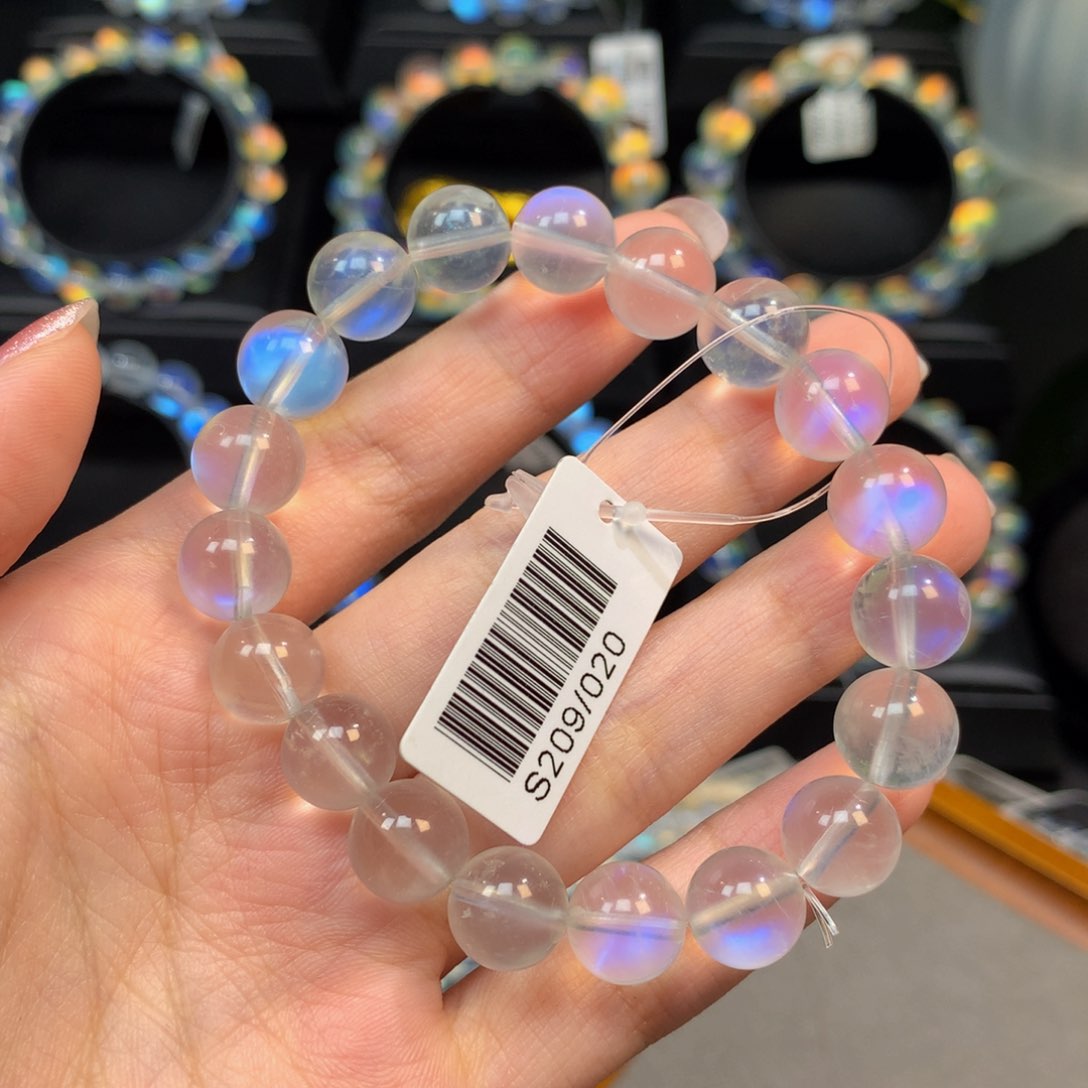 月光石手串未镶嵌薯****gS209/020 10.0mm