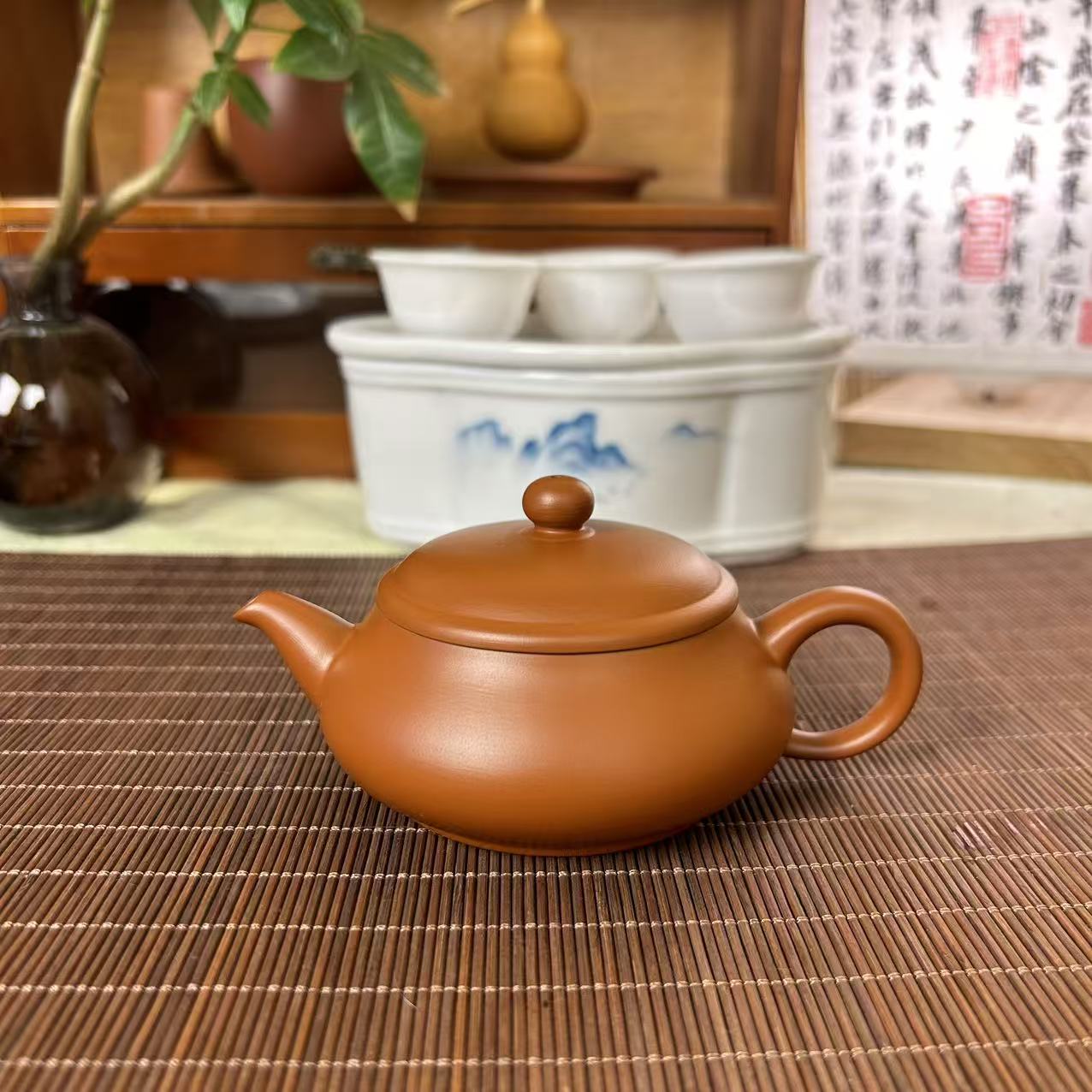 薄胎大口明炉壶 潮州手拉壶手工拉胚薄胎口径大
