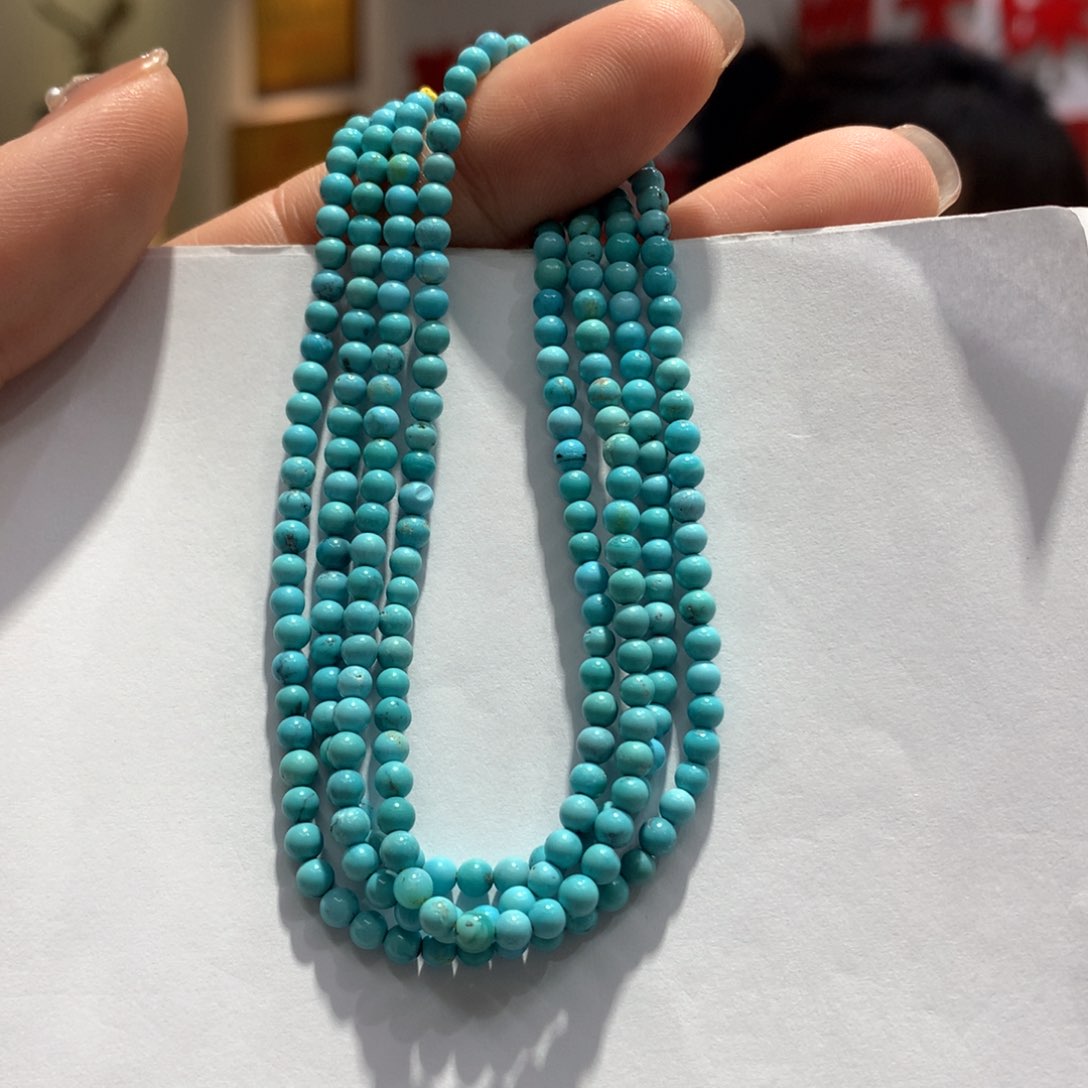 绿松石长链未镶嵌
