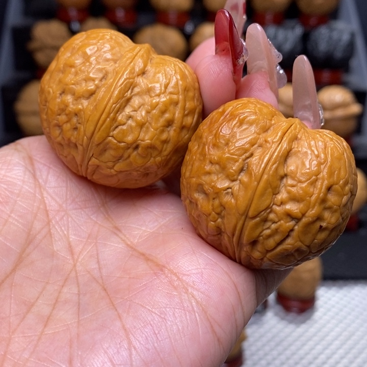 文玩核桃把件寿星元宝26号 