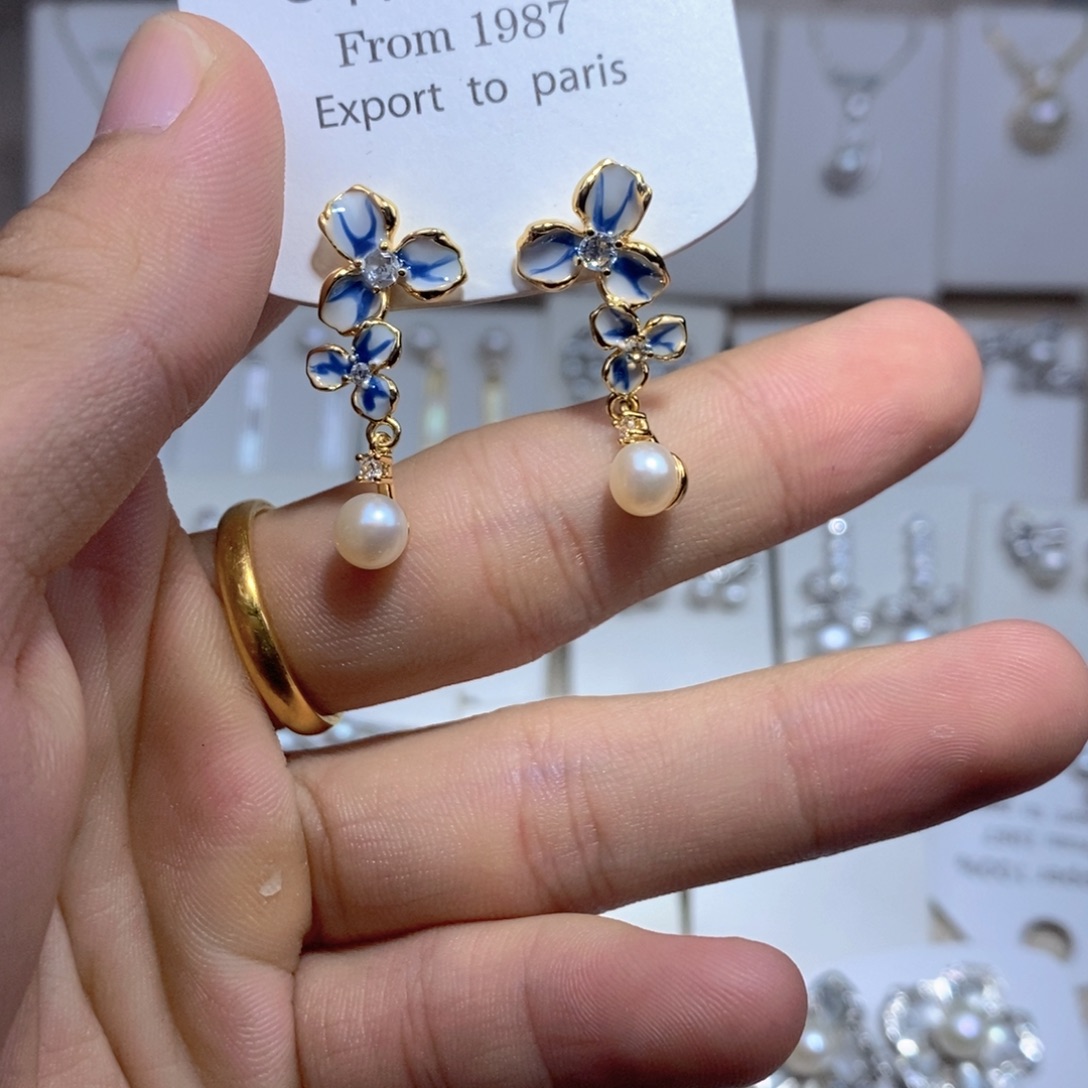 未镶嵌耳饰淡水珍珠