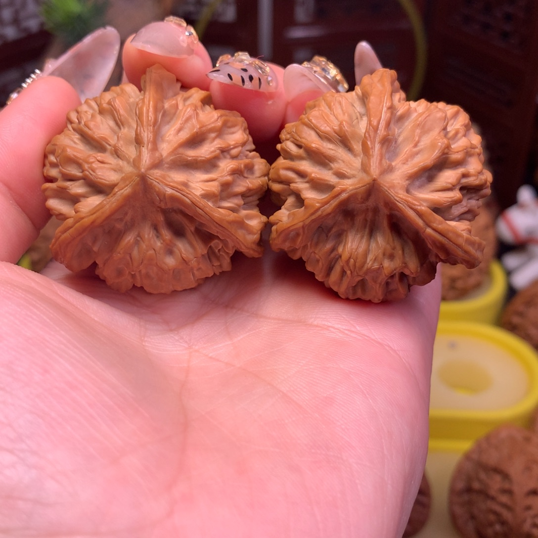 一***马吊坠文玩核桃秦闷正奔三棱41