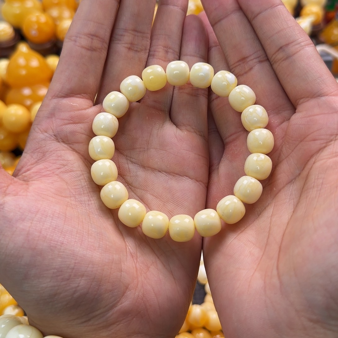 琥珀未镶嵌珠宝奇石11mm同料