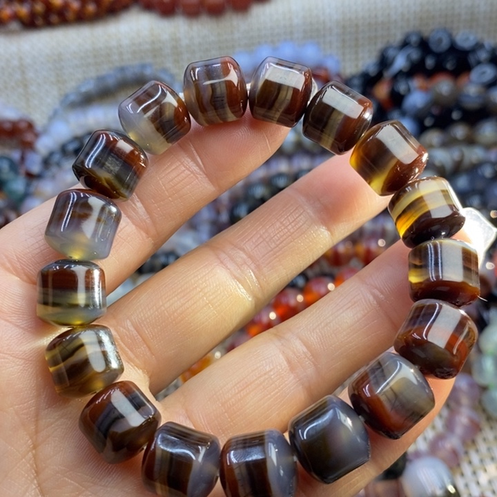 玛瑙/玉髓手链未镶嵌