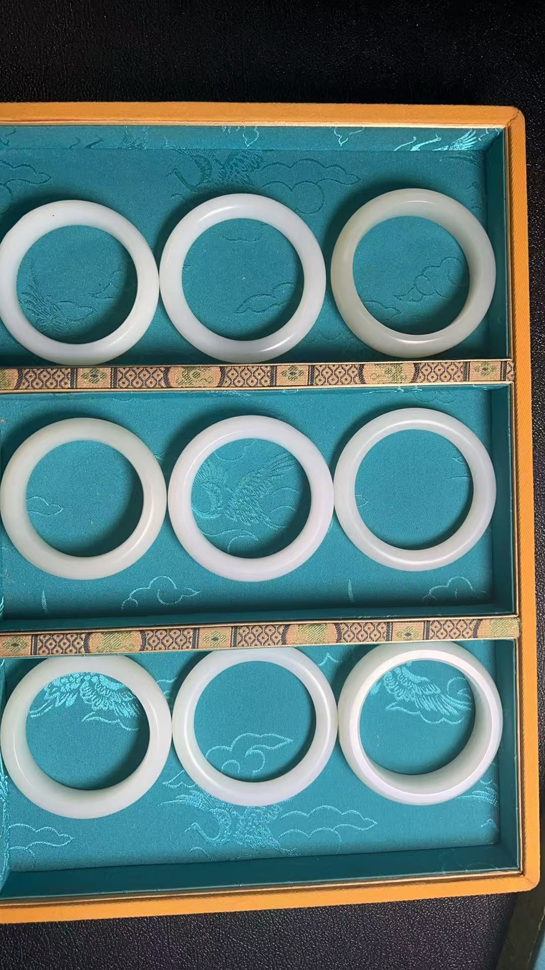 合金珐琅手链 时尚装饰玉手镯