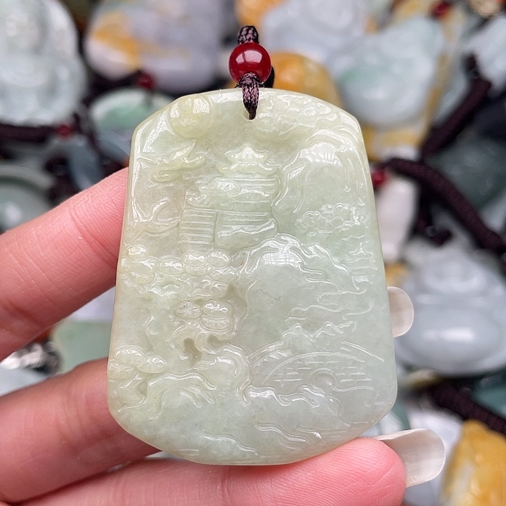 翡翠未镶嵌颈饰翡翠