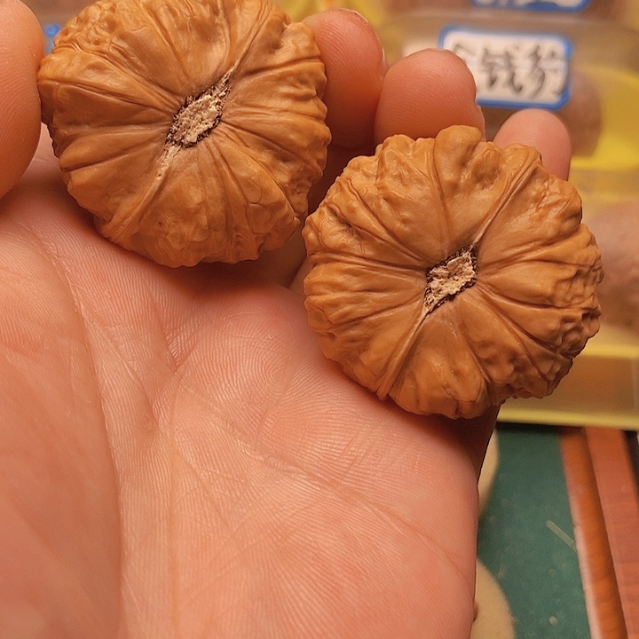 文玩核桃把件42南瓜墩