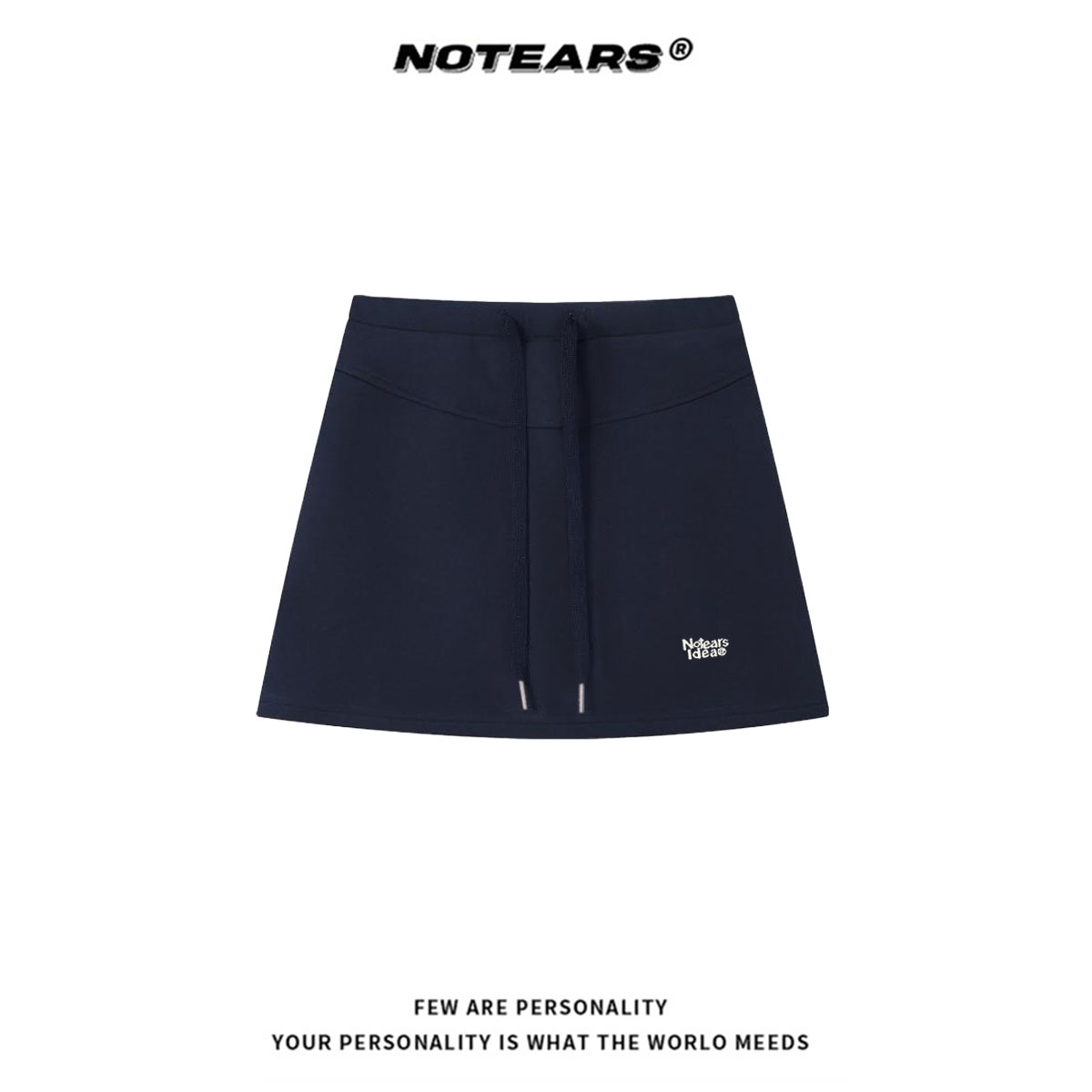 NOTEARS/没有眼泪 夏季日常通勤休闲百搭A字短裙包臀裙QZ02