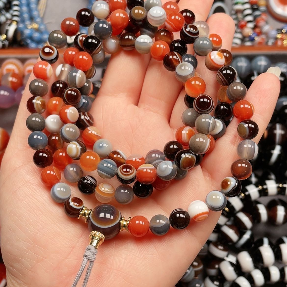 【闪购商品】合金玛瑙/玉髓珠宝半成品