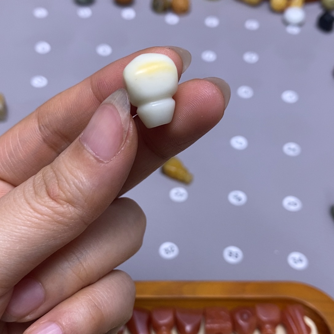 蛇纹石玉配饰合金星*~