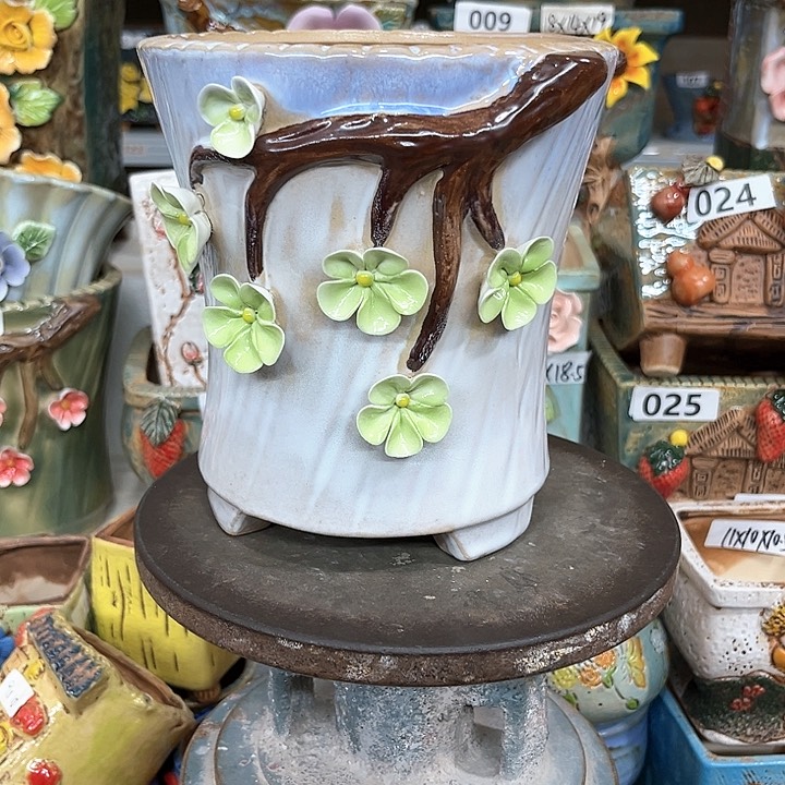 紫砂花盆粗陶材质多肉花盆