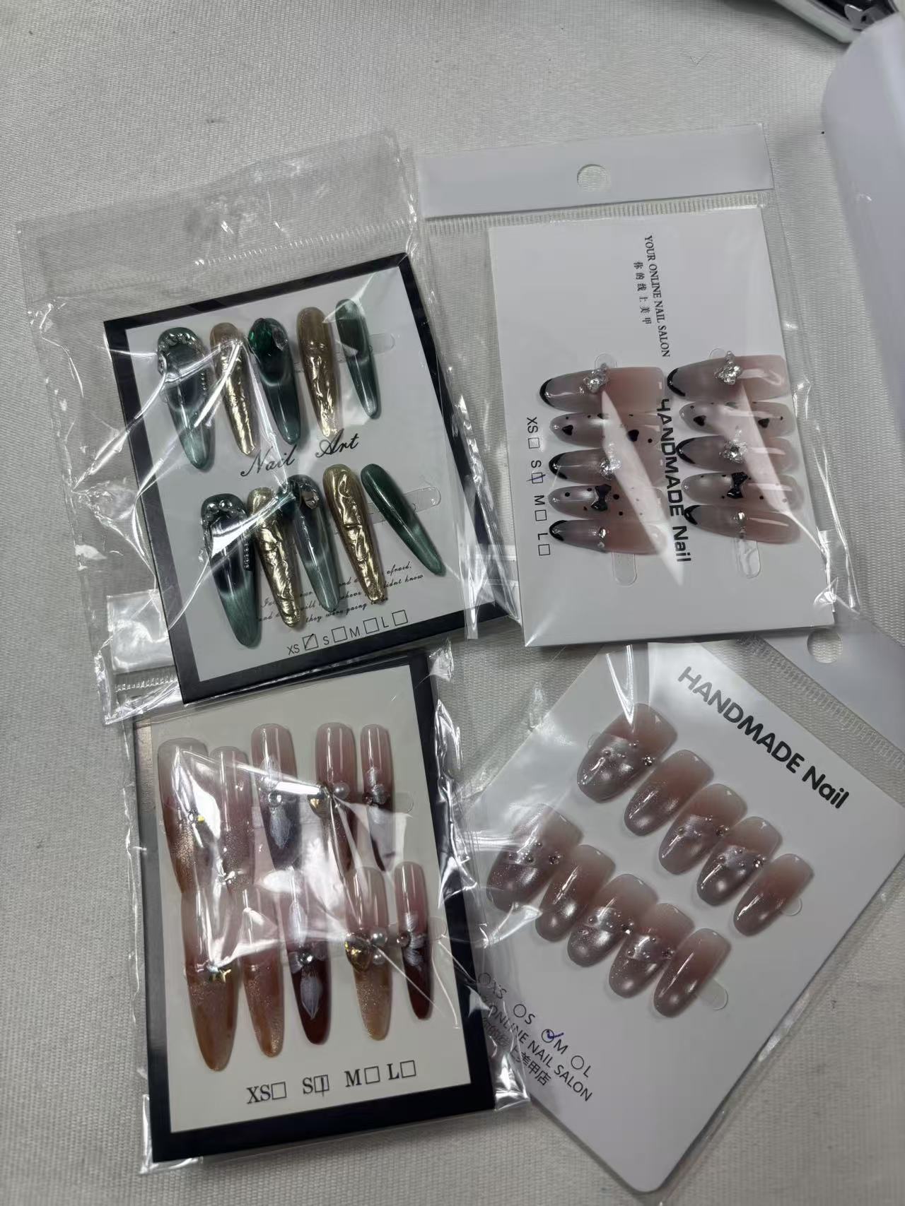 屁桃纯手工穿戴甲默认补邮