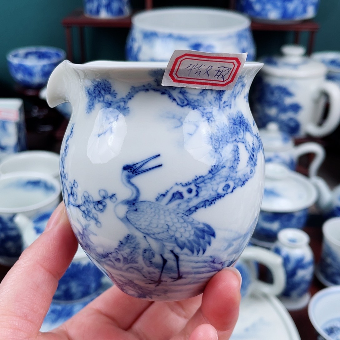 水*鹃手工手绘青花，青花