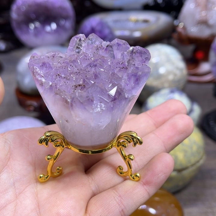 紫晶摆件未镶嵌摆件