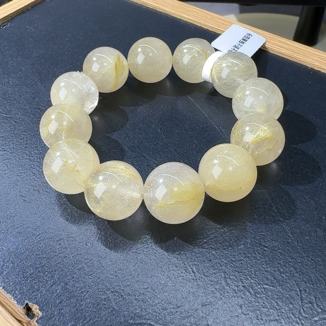 水晶手串未镶嵌金发16