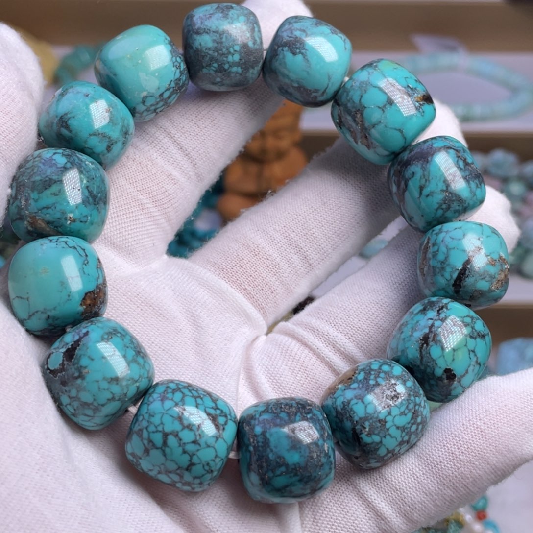 绿松石未镶嵌珠宝奇石16mm