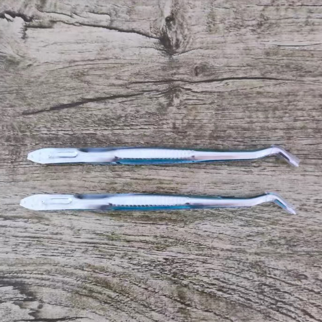 爬宠喂食镊子弯头镊子角蛙树蛙牛蛙蜥蜴守宫蜘蛛专用喂食镊子