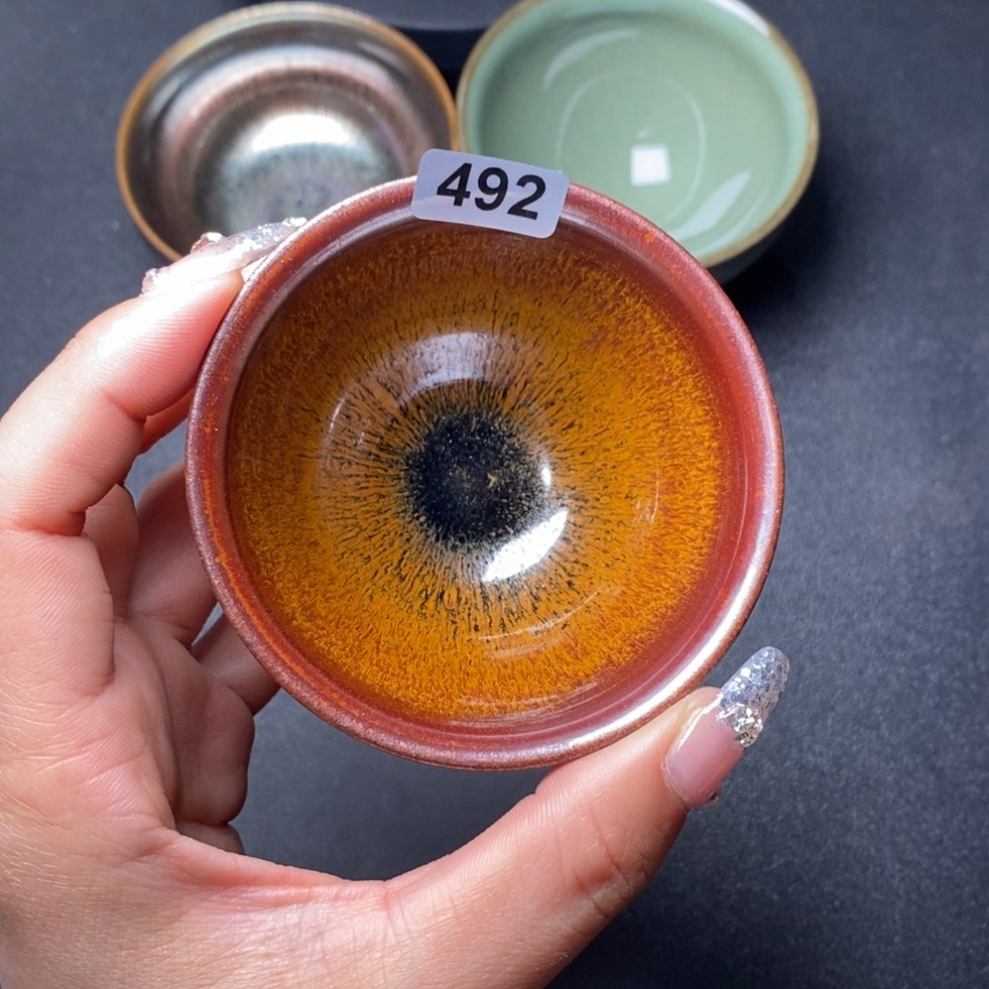 茶盏建窑建盏主人杯492