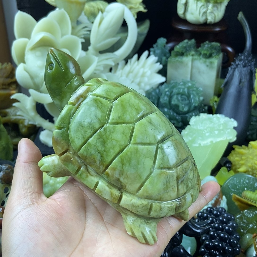 合金蛇纹石玉手把