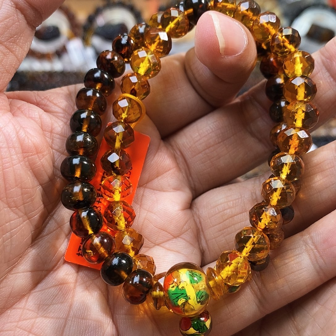 琥珀未镶嵌手链8内画