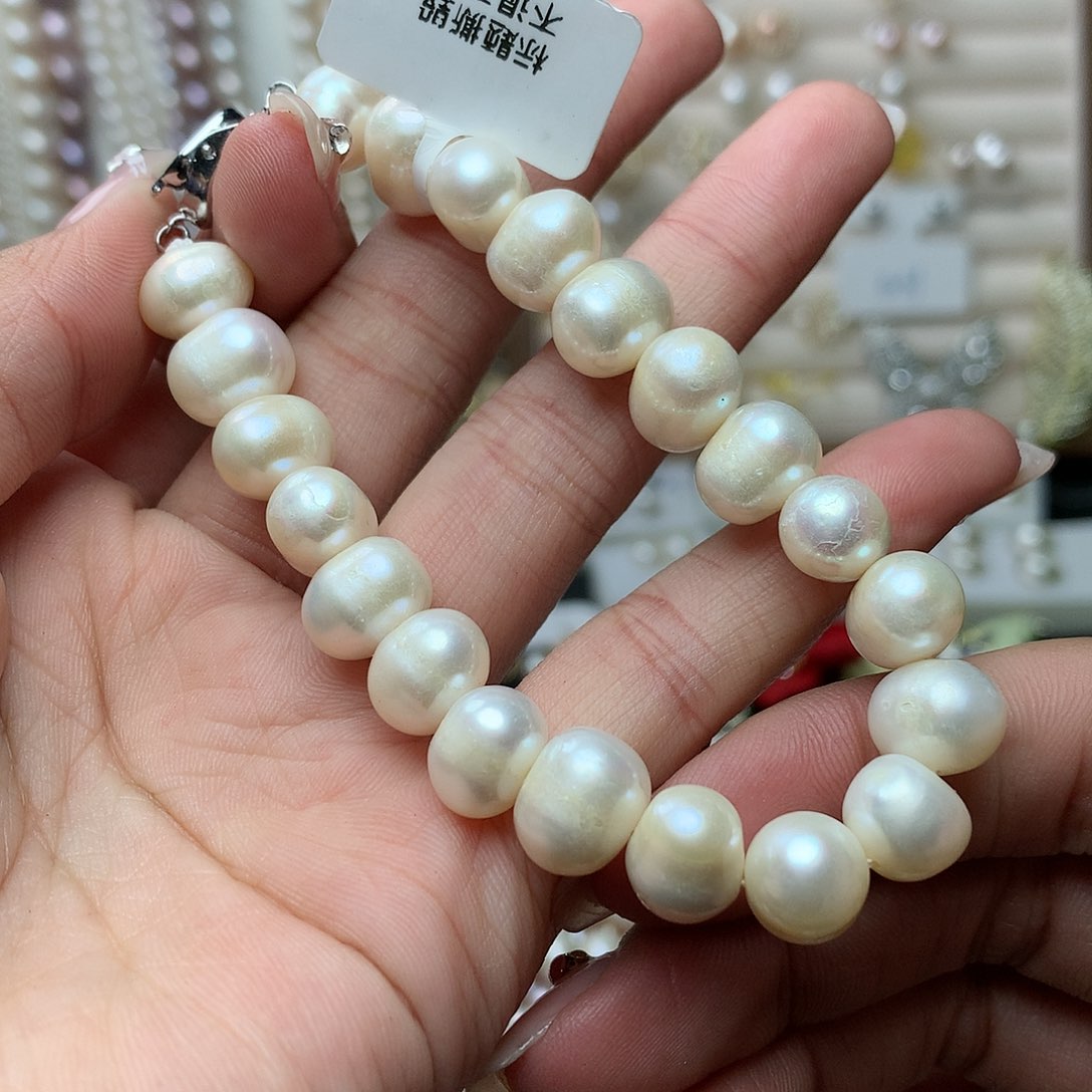 淡水珍珠9-10未镶嵌sl9手链