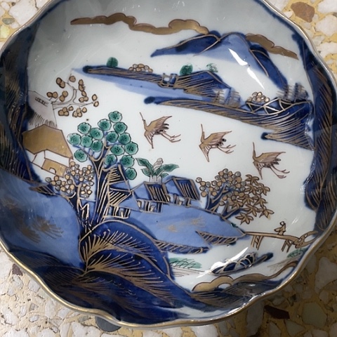 【闪购商品】碟海*棠中古工艺品回流瓷器