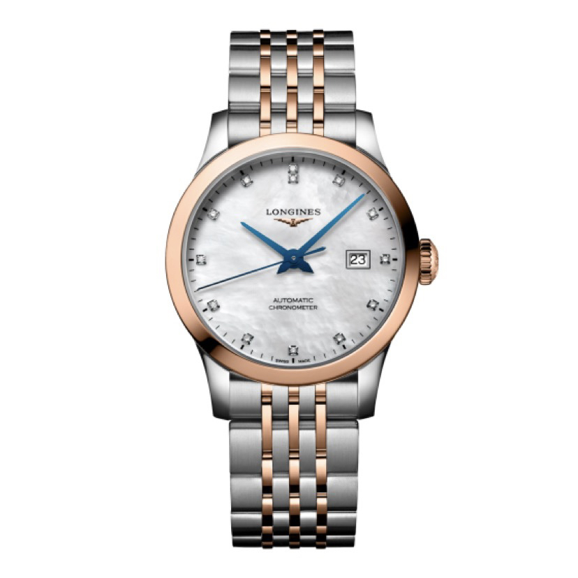 99新 Longines/浪琴 开创者321玫瑰金贝母钻/30mm