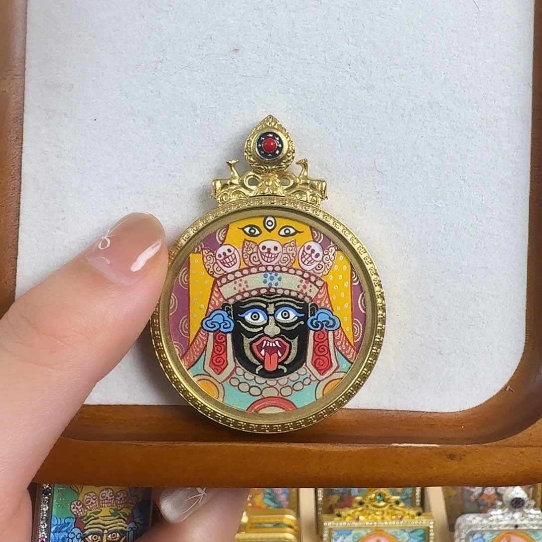 吊坠扎基拉姆热贡纯手绘