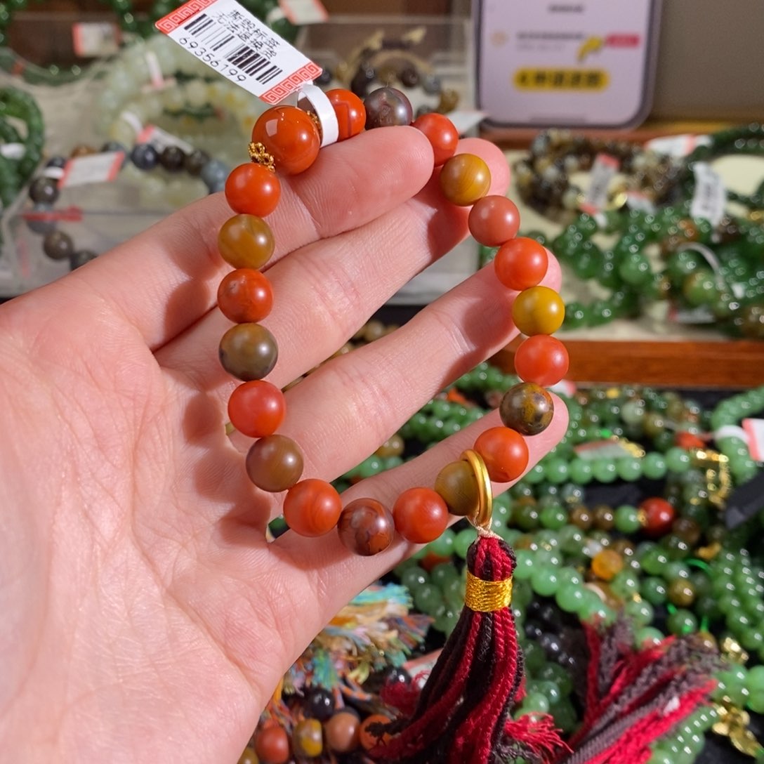 南红玛瑙手链未镶嵌呵*