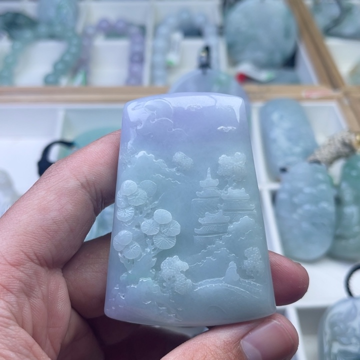 颈饰未镶嵌翡翠124