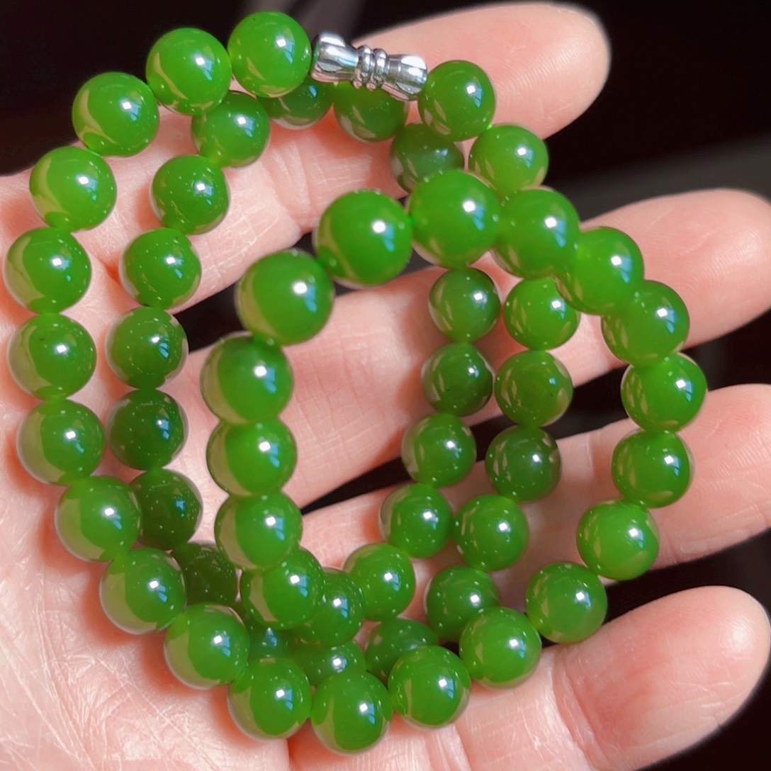 和田玉（碧玉）项链未镶嵌蒲****店