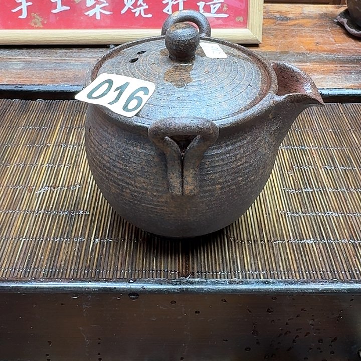 纯手工制作粗陶茶具