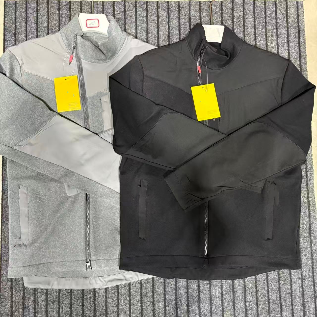 W38外套男款长袖秋季立领斜襟常规（鼠）