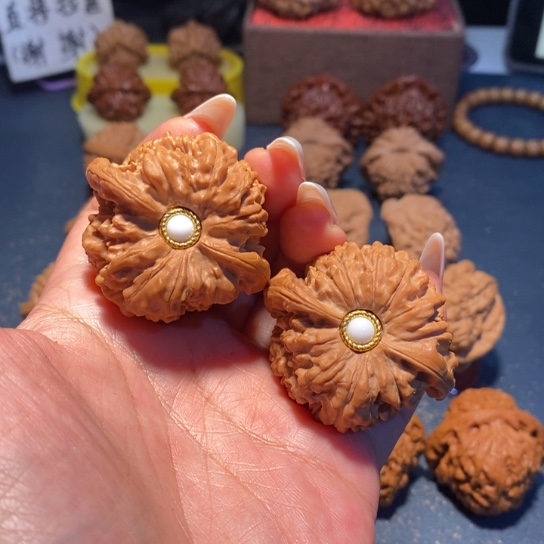 文玩核桃把件文玩官帽福利练手45尺3