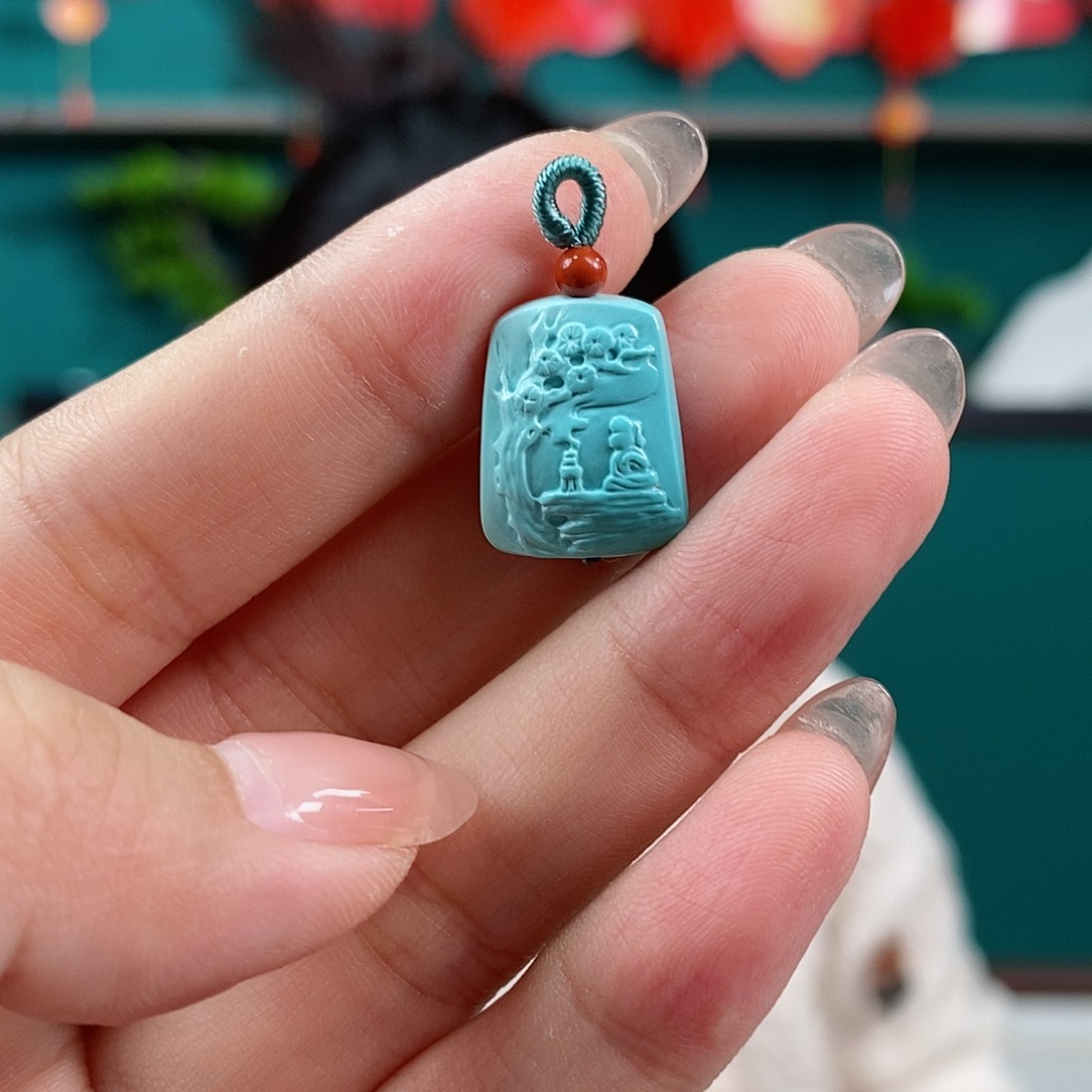 绿松石珠宝奇石未镶嵌