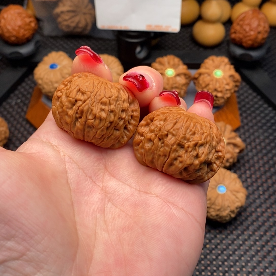 文玩核桃把件全品正磨39.5尺