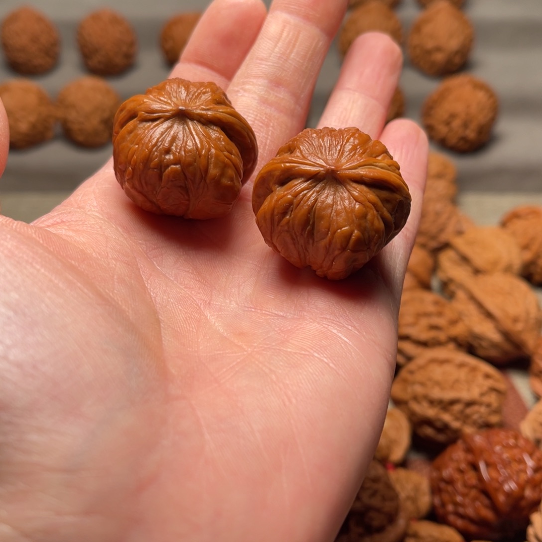 文玩核桃把件31.5蛇头