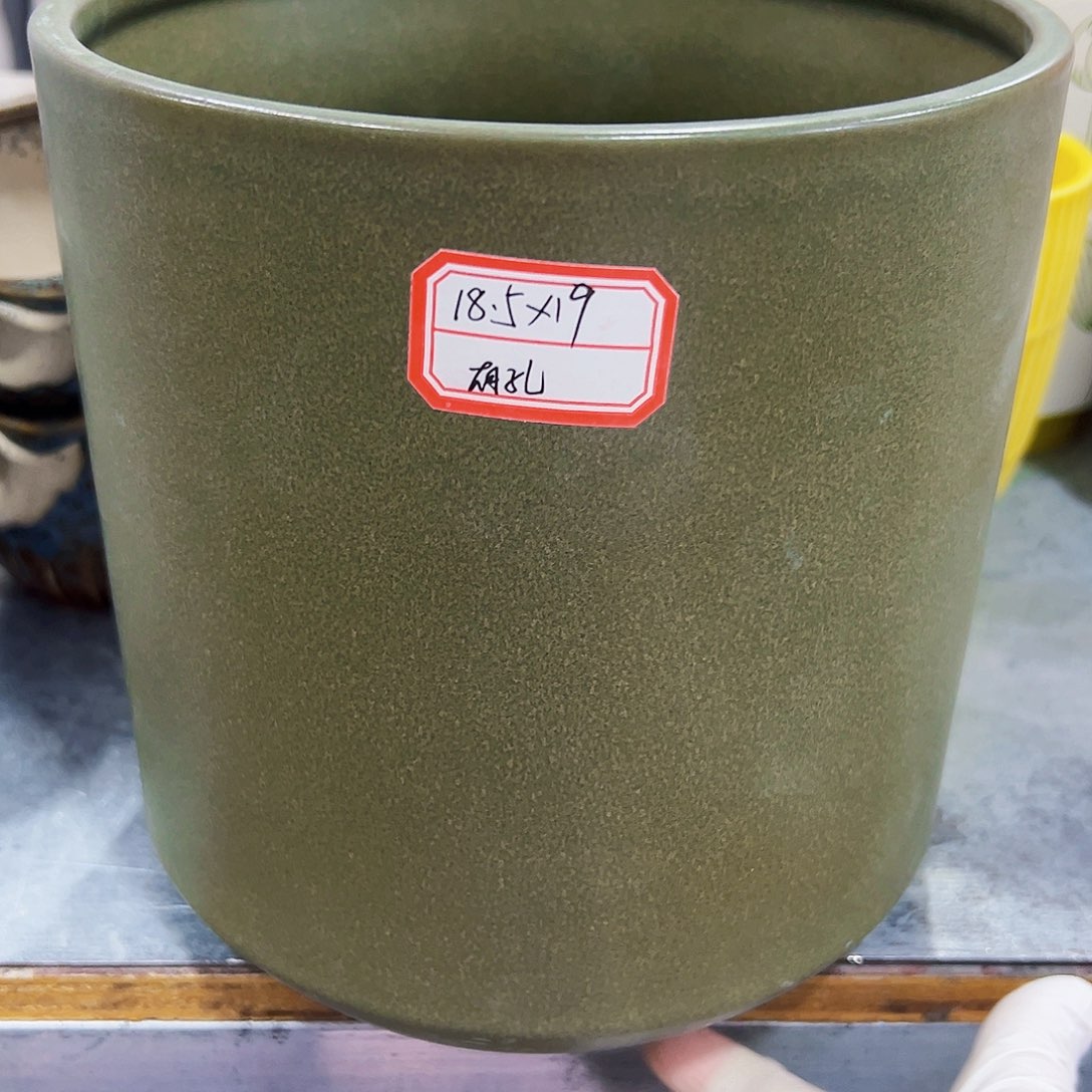 有孔外贸尾单陶瓷花盆凑单10米包邮