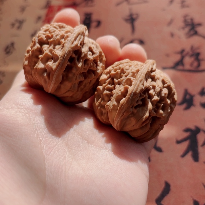文玩核桃吊坠43山地四座楼克重45.5