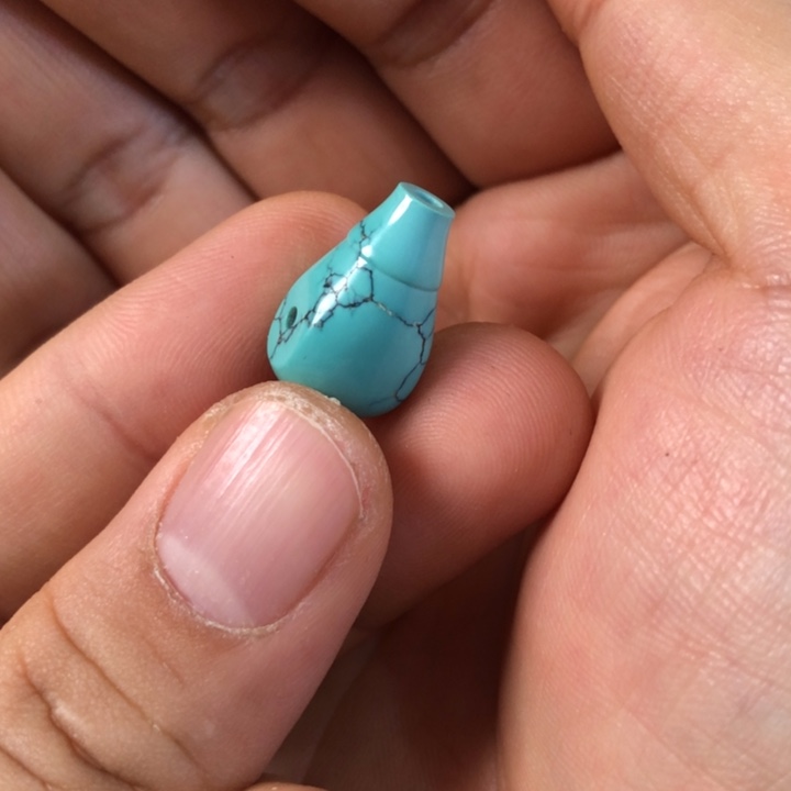 未镶嵌绿松石珠宝奇石灯***天