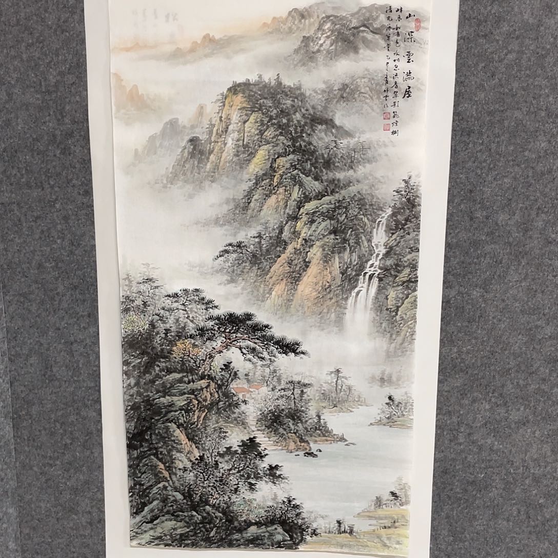 国画?****四尺画芯作品