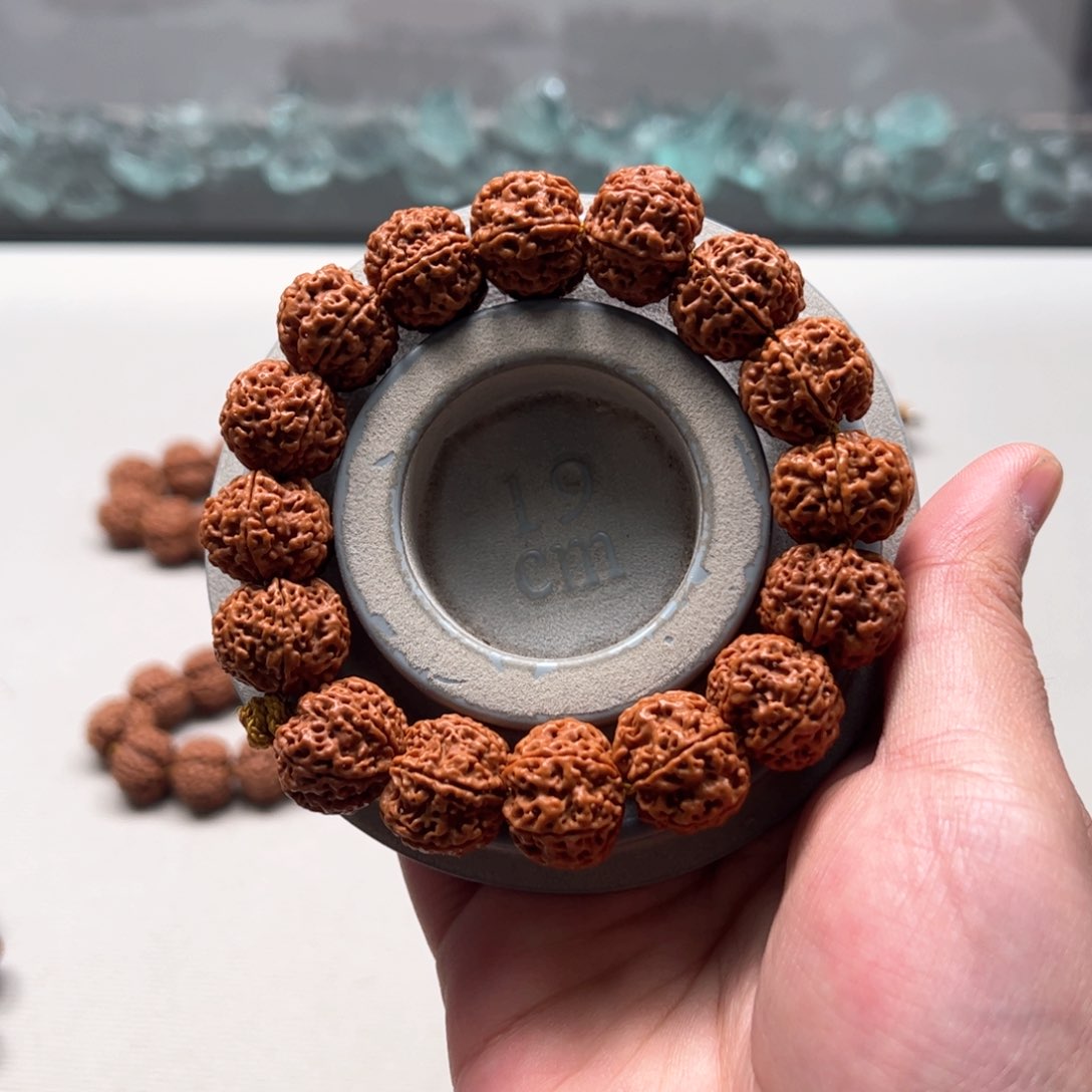 金刚菩提手串六瓣18柴文