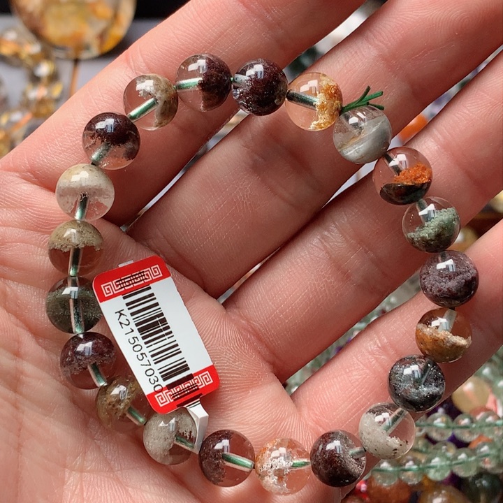 水晶手串未镶嵌天然