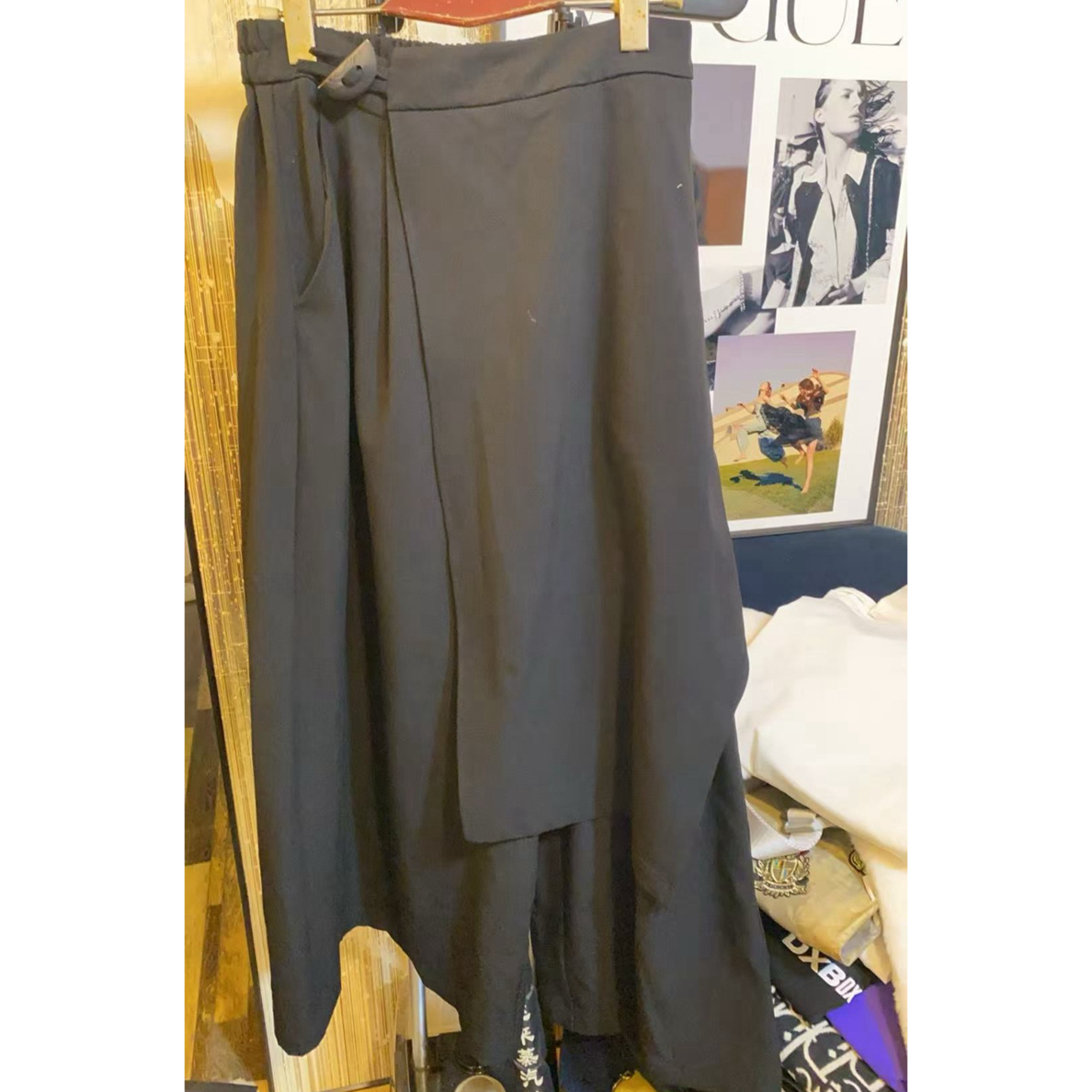 【特价不支持退换】韩系个性气质后松紧腰女半身裙裤2025