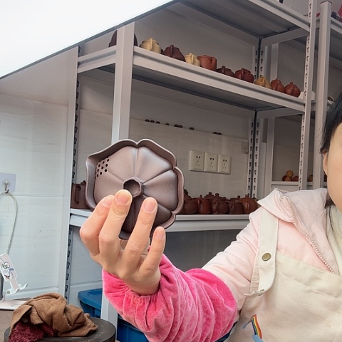 紫泥盖碗，拍下有赠品