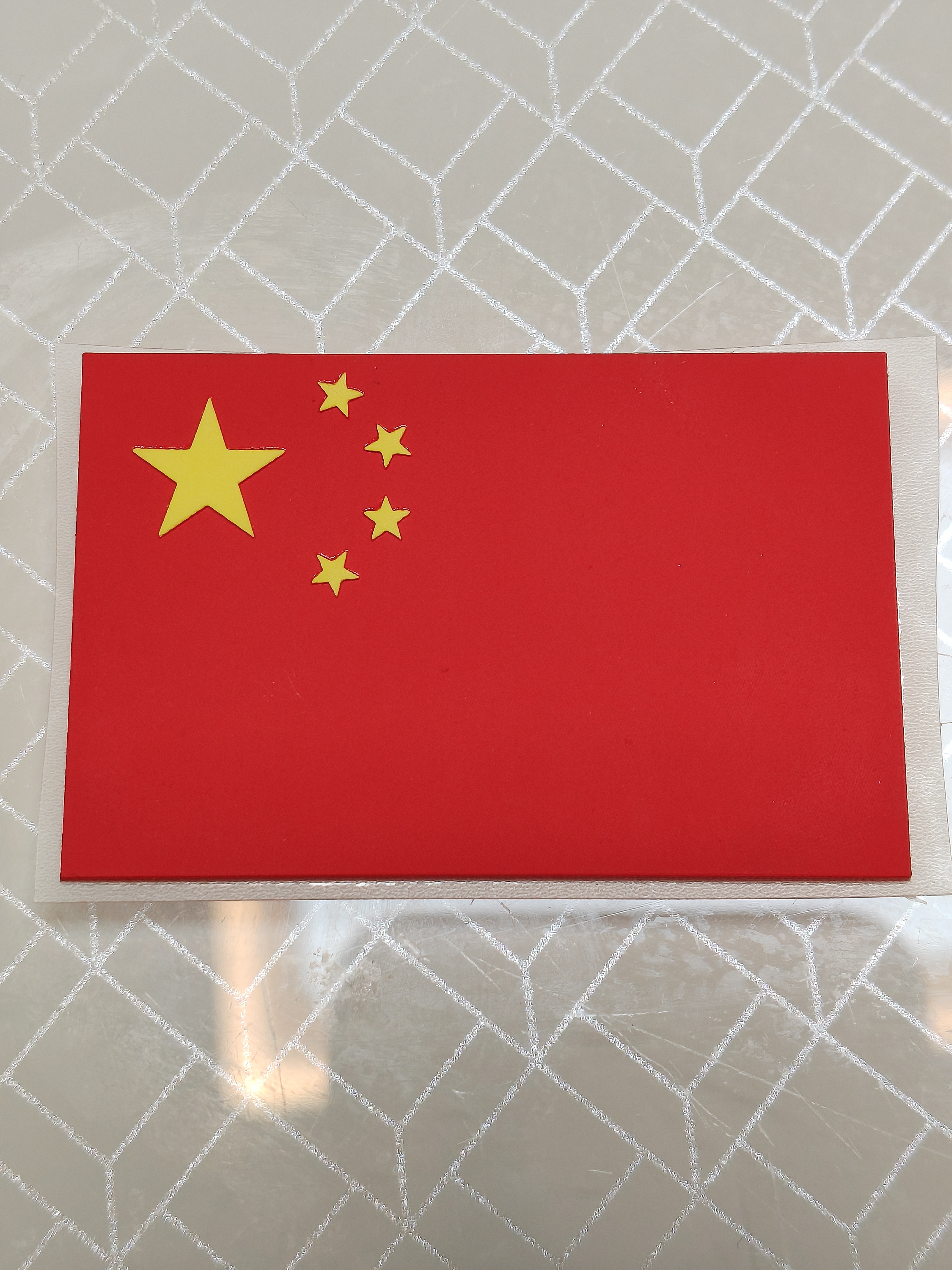 国旗热转印烫画贴中国国旗贴，服饰贴车标创意