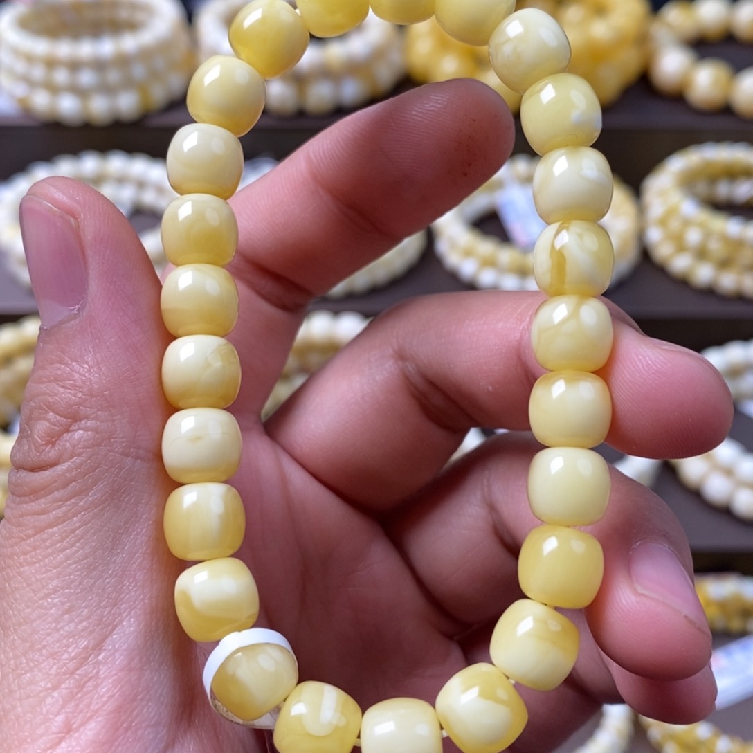 蜜蜡珠宝奇石未镶嵌8.5mm